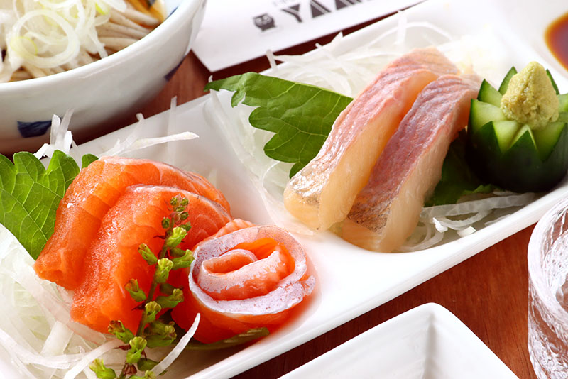 信州サーモンと大王岩魚のお造