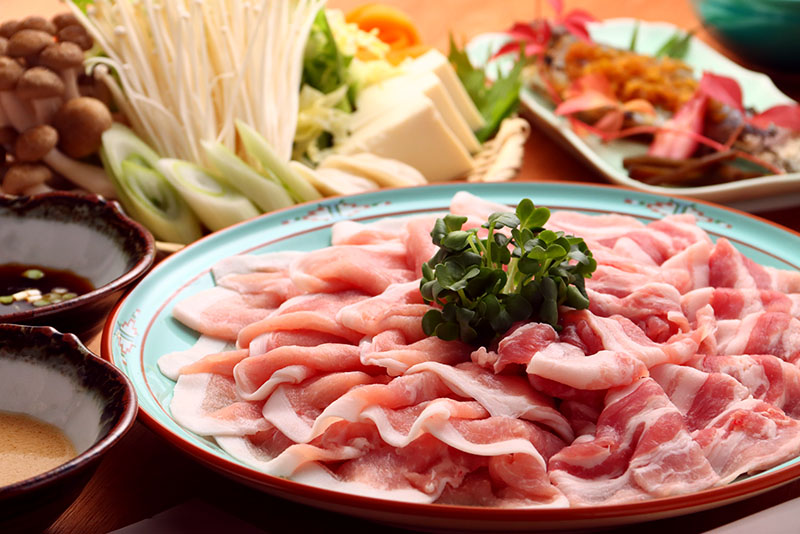 白馬豚のしゃぶしゃぶ